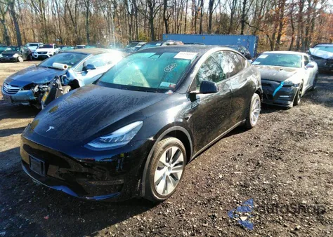 2021 Tesla Model Y Long Range Dual Motor All-Wheel Drive from USA, damaged, VIN 5YJYGDEE6MF233186